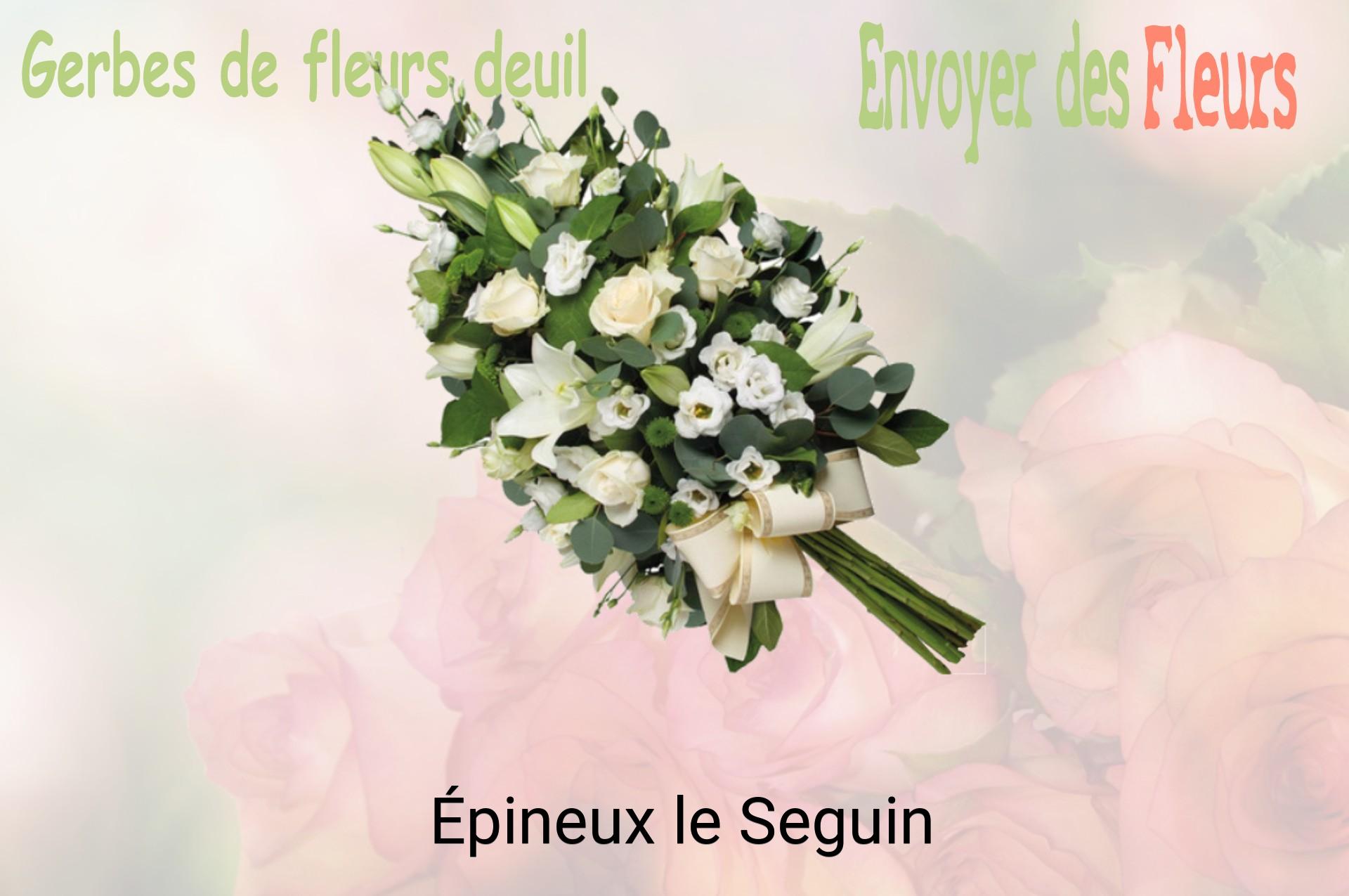 Gerbe de fleurs de deuil livrée à Épineux-le-Seguin